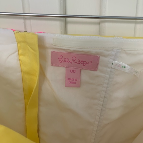 🌸 Lilly Pulitzer strapless dress - size 00 - Picture 3 of 6